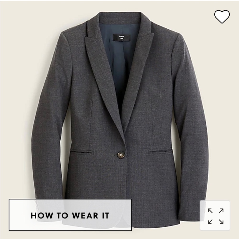 J Crew Parke Blazer in Italian Stretch Wool